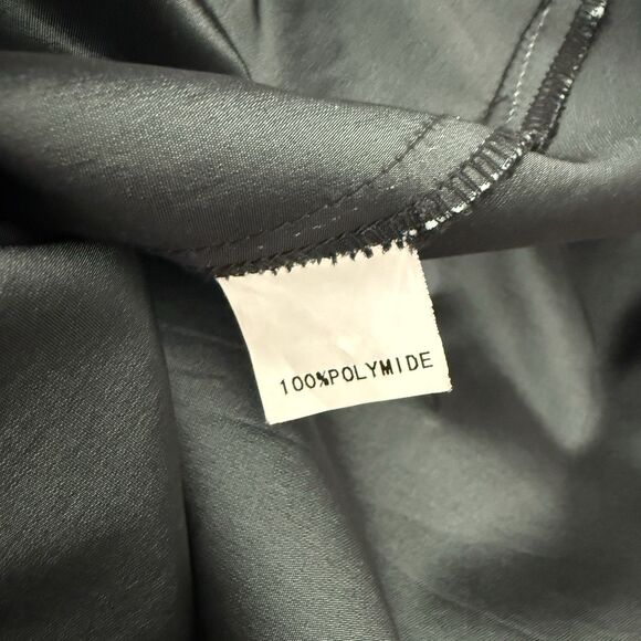 ZAPA Skirt Sz Small Beaded Black Mesh Sheer Layered Knee Length A-Line - Picture 8 of 8